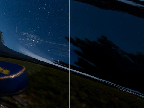 Before and after using Scratch-X Car Scratch Remover For Fine Scratches And Blemishes Quick Fix Restores Clarity On Glossy Exterior Paint