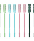 Colorful handle brushes for 2 In 1 Nasal Hair Cutter Kit For Women And Men Portable Nose Trimmer With Double Sided Blades