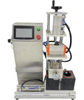 Badass Build Quality Semi Automatic Glass Jar Vacuum Capper Dual Station, metal lid sealer for home production, benchtop setup.