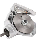 Stainless Steel Drill Attachment For Sheet Metal Cutting And DIY Craft Projects, versatile metal cutter tool close-up view