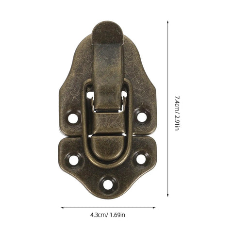 Upgrade Your Toolbox Gear With These 6pcs Cold Rolled Steel Duckbilled Hasp Locks For Secure Cabinet And Chest Storage At Just 7. 40x4. 30cm A Perfect Deal For Any DIY Pro Or Handyman Looking To Keep Their Tools Locked Up Tight And Safe From Thieves. 7.4x4.3cm steel duckbilled hasp lock for cabinet or toolbox