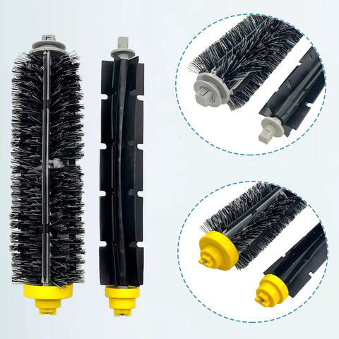 All In One Replacement Parts Kit For Roomba 600 And 500 Series Vacuum Cleaners Includes 2 Bristle Brushes