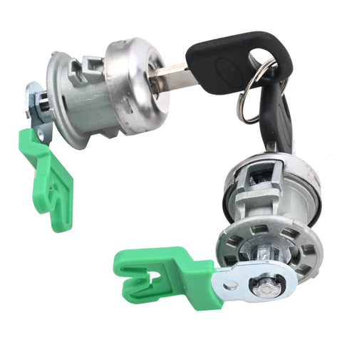 Door Lock Cylinder With Key Set Replacement Kit For Ford F150 1997 2011 F250 1997 1999 And F350 Super Duty 1998 2016 Replaces 7C3Z1521990A