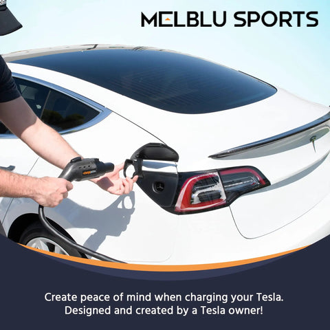 Hella Secure Tesla Charger Lock For J1772 Adapter Non Flange Compatible With Model 3 Y S And X Plus Years Two Pack Black Heat Resistant Heavy Duty Construction on Tesla.