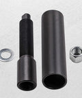 maXpeedingrods Harley bearing race installer puller kit (4-piece); black steel rod, guide sleeve, washer, nut