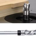 Top Bearing Flush Trim Router Bit With Tungsten Carbide Head And 1/4 Inch Shank for precise wood trimming.