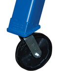Phenolic locking caster detail for Heavy Duty Steel Adjustable Gantry Crane 8000 Lb Capacity 20 X 12 Ft Mobile Overhead Hoist.