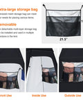 Pop Up Privacy Shower Tent For Camping And Beach With Portable Toilet And Dressing Room, Extra Tall UPF 50 Plus, Water Resistant Shelter With Durable Steel Frame For Hiking, Fishing And Picnics featuring large removable storage bag.