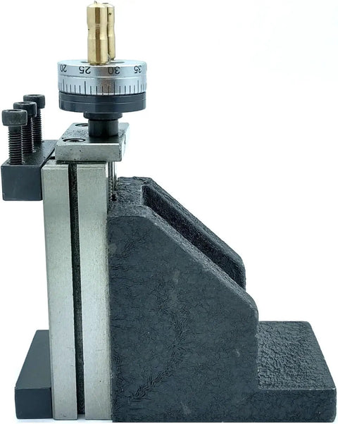 Premium Heavy Duty Mini Vertical Milling Slide For Lathe Tool Post Cross Slide Rack Smooth Operating Machining Upgrade, side view.