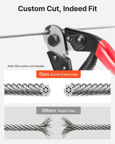 One Eighth Inch Stainless Steel Cable Railing Kit With Six Hundred Feet Of 316 Marine Grade Wire Built Tough Cutter