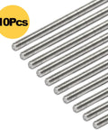 M3 X 150Millimeter Stainless Steel Fully Threaded Stud Rod Kit for Heavy Duty Anchor Bolts Clamps and Suspension Hangers, 10 pcs.