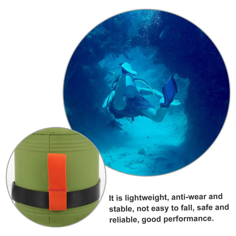Heavy Duty Diving Tank Strap Rubber Band For Scuba Tanks Easy Install Wall Mounted Holder Wear Resistant Protection