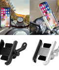 Sleek Portable Electric Pipe Beveling Machine With Auto Centering And Cold Cutting Action For Quick Welding Setup and Workhorse Internal Expansion Chamfering Tool on a motorcycle handlebar.