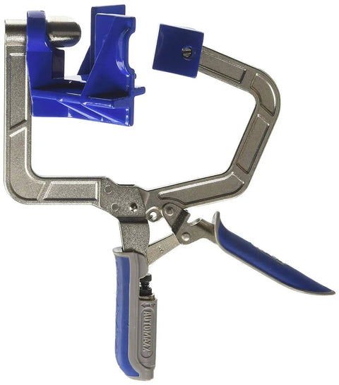 90 Degree Corner Clamp Set, 2 Pack for Cabinets, Boxes, Drawers and T-Joints, adjustable metal and plastic clamp tool.