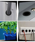 Silicone Top Hat Grommets 10 Pack For 3/4 Inch Drill Hole Waterproof Seal For Wiring, hydroponics, and cable protection.