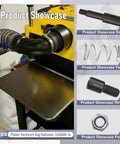 Top Shelf Planer Hardware Bag Replacement For DeWalt Dw7351 And Dw735X Tool Tables showcasing tool connections and parts.