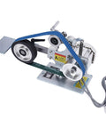 Straight Up Heavy Duty 1X30 Belt Sander Bench Grinder Featuring Brushless Motor And Stepless Speed Control, compact design.