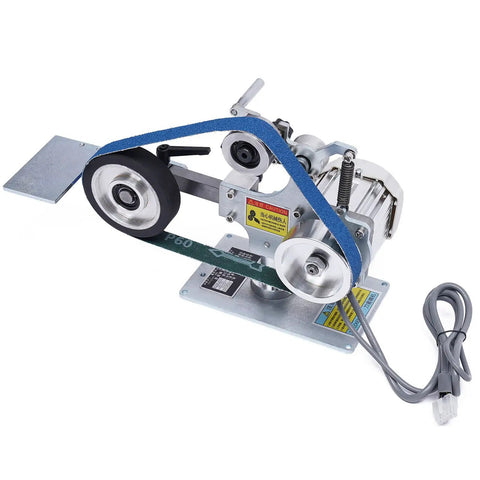 Straight Up Heavy Duty 1X30 Belt Sander Bench Grinder Featuring Brushless Motor And Stepless Speed Control, compact design.
