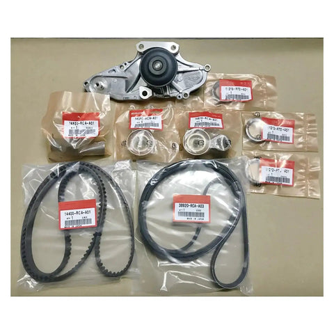 High Performance Timing Belt Kit Water Pump Crankshaft Cam Seal For Acura MDX RL TL Honda Odyssey Pilot Ridgeline 35L with belts and pulleys