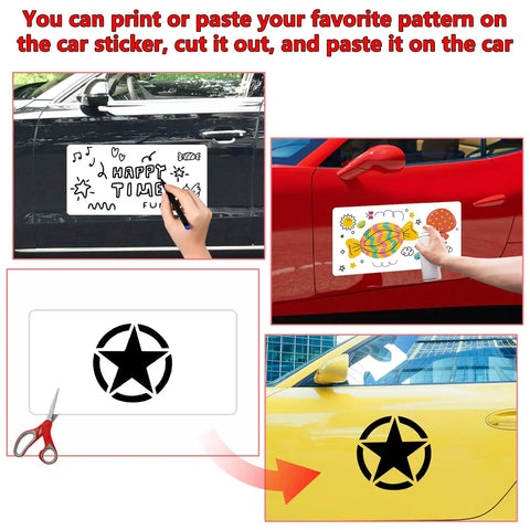 Two Pack Blank Vehicle Magnets 24 By 12 Inches With Rounded Corners Great For Car Ads And Fleet Branding On Cars Trucks And Buses
