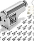 Twenty Five Pieces Soft Close Cabinet Door Dampers deliver a slick glide for kitchen cupboards, with ABS plastic units and screws.