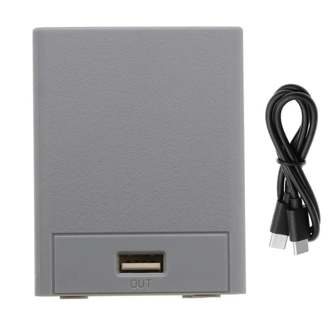 Rugged Drone Charger For DJI Mini 3 And Mini 3 Pro With Durable Outer Layer Cable Protection And Reliable Power 1 Year Warranty Safe Fast Charging On The Go, shown with USB port and cable.