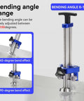 Pro Grade 1 Station Sheet Metal Roller Bender For Pros Quick Setup Metal Roofing Tools showing bending angle range from 0-100 degrees