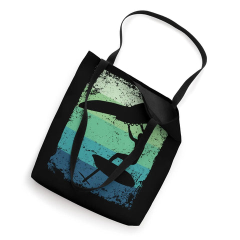 Dope Retro Wingfoil Tote Bag For Wingsurfing Enthusiasts With Vintage Wingboarding Design Coach Approved Gear Bag