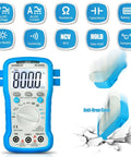 Go-To All-In-One 6000 Counts TRMS Digital Multimeter with Auto Ranging and features, blue design with anti-drop case.