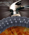 Top Shelf Flexible Duct Collector Arm For Fume Extraction With No Sweat Setup 4 6 And 8 Inch Adjustable Hose Kit showcasing high-strength gray hose.