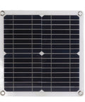 Portable 200W 12V Solar Panel Kit With Controller For Outdoor Adventures Power Your Cycling Hiking Camping Mountaineering With Monocrystalline Panel On The Go 20A Efficient Lightweight Energy Solution, frontal view of monocrystalline panel.