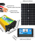 Ready To Rock 3000 Watt Off Grid Home Solar Power System Kit with 3000W inverter, solar panel, and charge controller.