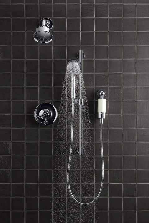 Shower Filter System For Hand Showers, Chlorine And Odor Reduction, Skin And Hair Friendly Water, Anti Scale, Polished Chrome Finish