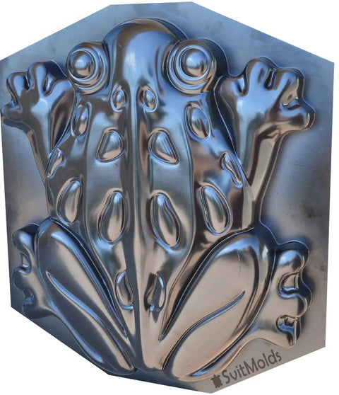 Frog Shaped Concrete Mold For DIY Garden Stepping Stone Pathway Durable ABS Plastic Reusable 14.5 Inch By 13.15 Inch By 1.7 Inch