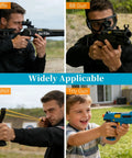Two Pack Steel Spinning Targets Auto Reset For BB Guns And Air Rifles With Bird Silhouettes And High Visibility Bullseyes suitable with various shooting gear