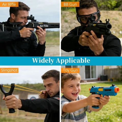 Two Pack Steel Spinning Targets Auto Reset For BB Guns And Air Rifles With Bird Silhouettes And High Visibility Bullseyes suitable with various shooting gear