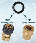 40 Pack Power Pressure Washer O Rings For 1 Quarter Inch And M22 Quick Connect Coupler Garden Hose O Ring Kit parts