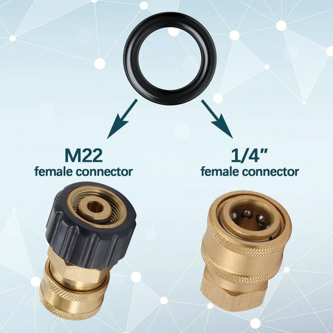 40 Pack Power Pressure Washer O Rings For 1 Quarter Inch And M22 Quick Connect Coupler Garden Hose O Ring Kit parts