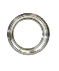 Top Shelf 304 Stainless Steel Coupling 5 Pack Featuring Grippy Npt Female Threads view of connector interior 1.5 inch diameter
