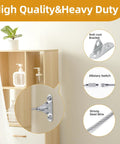Rock Solid Furniture Anchors 10 Pack Anti Tip Wall Straps for Baby Proofing featuring stainless steel bracket and strong wire.