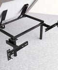 Heavy Duty Adjustable Headboard Brackets For Bed Frame Universal Wall Mount Hardware With Footboard Extension built solid close-up view.