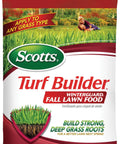 Scotts Turf Builder Winterguard Fall Lawn Food 10 lb bag promotes healthy roots and recovery for grass, ideal for autumn care.
