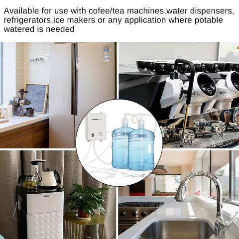 No Mess Easy Pour 5 Gallon Bottle Water Pump System With 60 Psi Pressure And 2 L Flow Electric Water Dispenser for appliances
