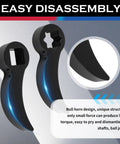 Two Pack Pry Bar Wrench Adapters With 4 Point And 8 Point Bits, Half Inch Drive, bull horn shape for disassembly
