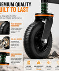 Built Like A Tank These Heavy Duty 6 Inch Solid Rubber Gate Wheels with spring mount for supporting up to 600 pounds.