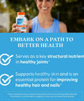 Top Shelf Real Deal Msm Sulfur Supplement Strengthening Joints And Nourishing Skin Hair Nails 1500 Mg Daily Fuel With Natural Connective Tissue Support 120 Tablets held by a woman outdoors.