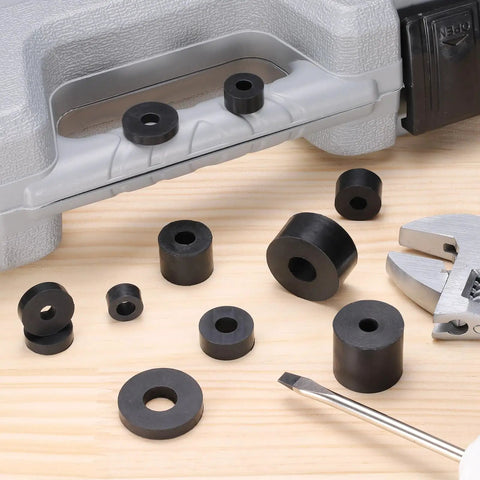 16 Pack Rubber Spacers 25mm Outer Diameter 6mm Inner Diameter 22mm Height Anti Vibration Dampening Bushings Grommets