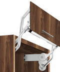 Hydraulic Lift Cabinet Door Hinge With Vertical Up Motion For 19.69 To 31.49 Inch Cabinets Soft Silent Close Adjustable 22lb Capacity