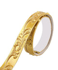 Golden Flexible 3D Molding Trim Peel And Stick Self Adhesive Wall Edging Strip 0.78 Inch Wide By 16.4 Feet Long