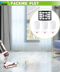 Wide Compatible Filter Replacement For Rotator Pro Lift Away Vacuum NV500 Series filters on carpet next to vacuum cleaner
